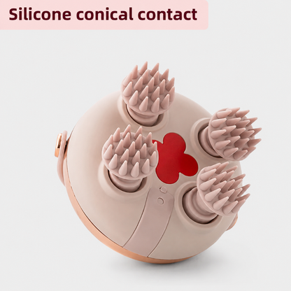 Electric Scalp & Head Massager – Rechargeable Stress Relief Massage Brush
