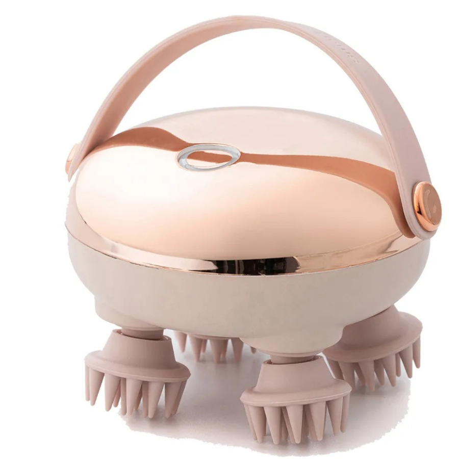 Electric Scalp & Head Massager – Rechargeable Stress Relief Massage Brush