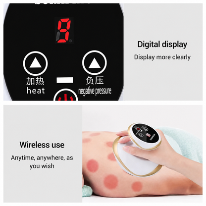 Home Electric Gua Sha Scraping and Vacuum Cupping Body Massager