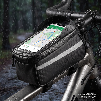Waterproof Bike Front Frame Bag with Touch Screen