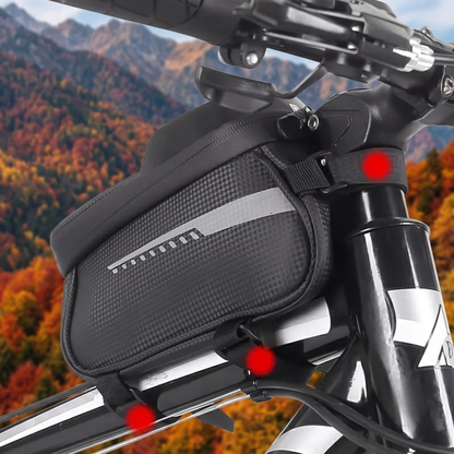 Waterproof Bike Front Frame Bag with Touch Screen